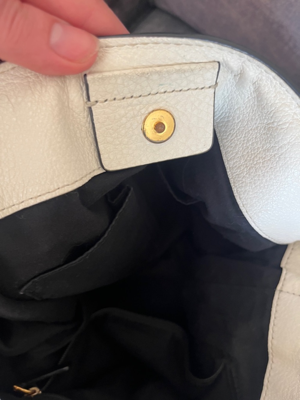 Marc by Marc Jacobs leather hobo bag, the "Take Your Marc" - Picture 8 of 11